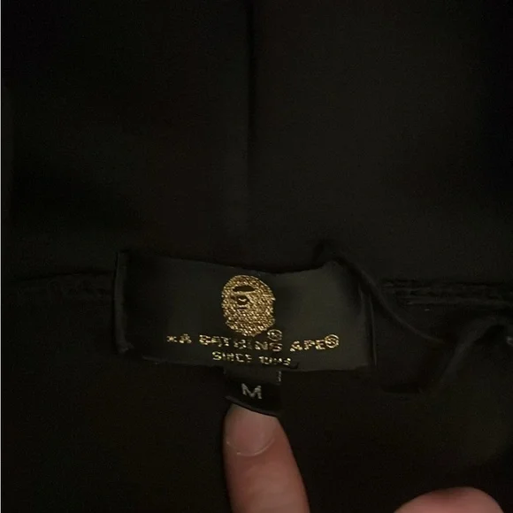 BAPE® BLACK SHARK FULL ZIP HOODIE FW15 GOLDDown too Trade too lmk